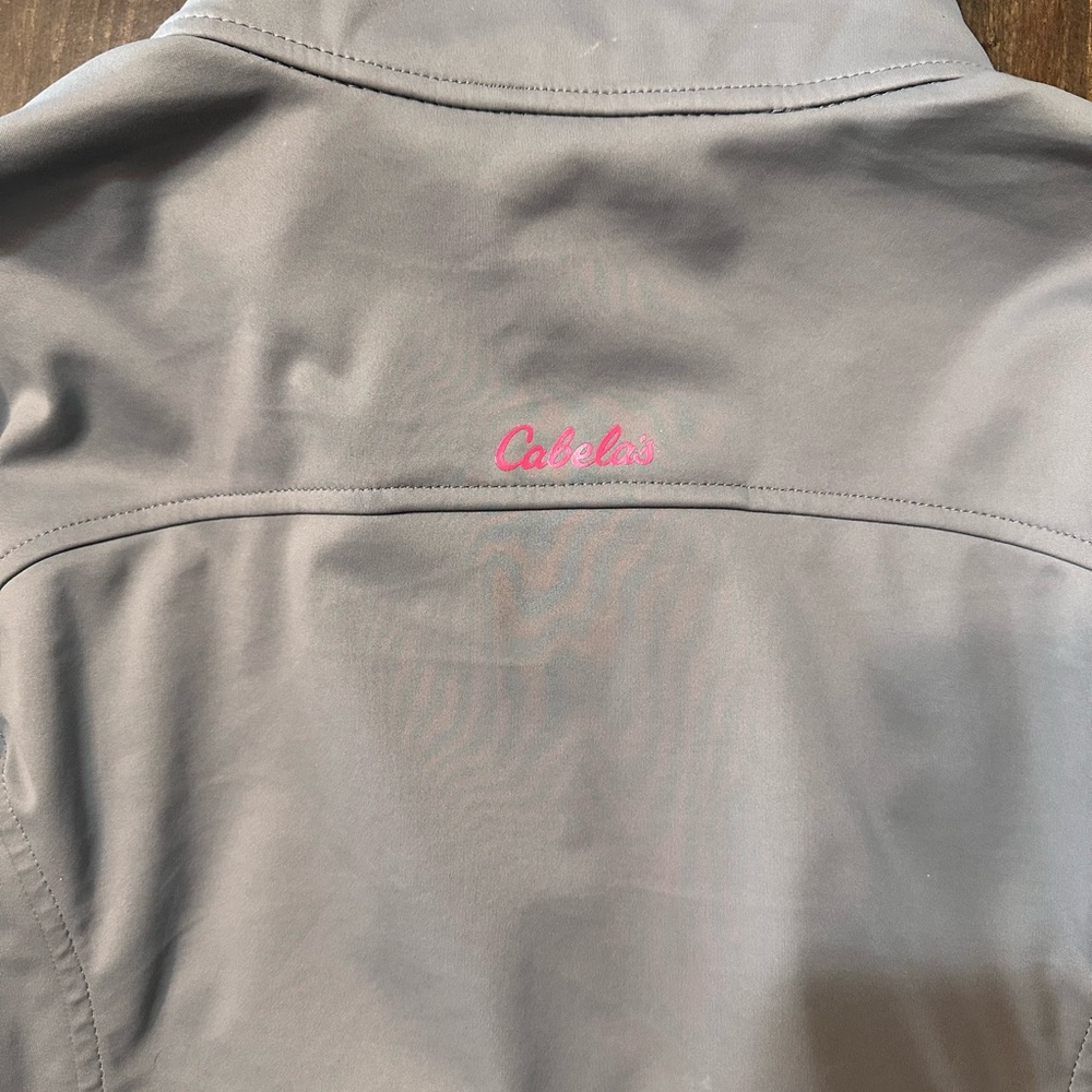 Cabelas Windstopper Softshell Jacket Grey Pink M - Picture 9 of 15
